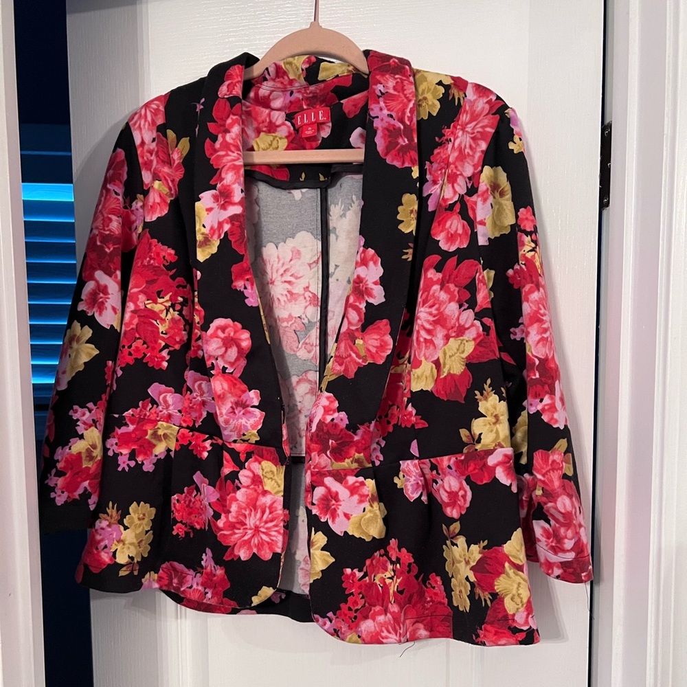 Floral blazer